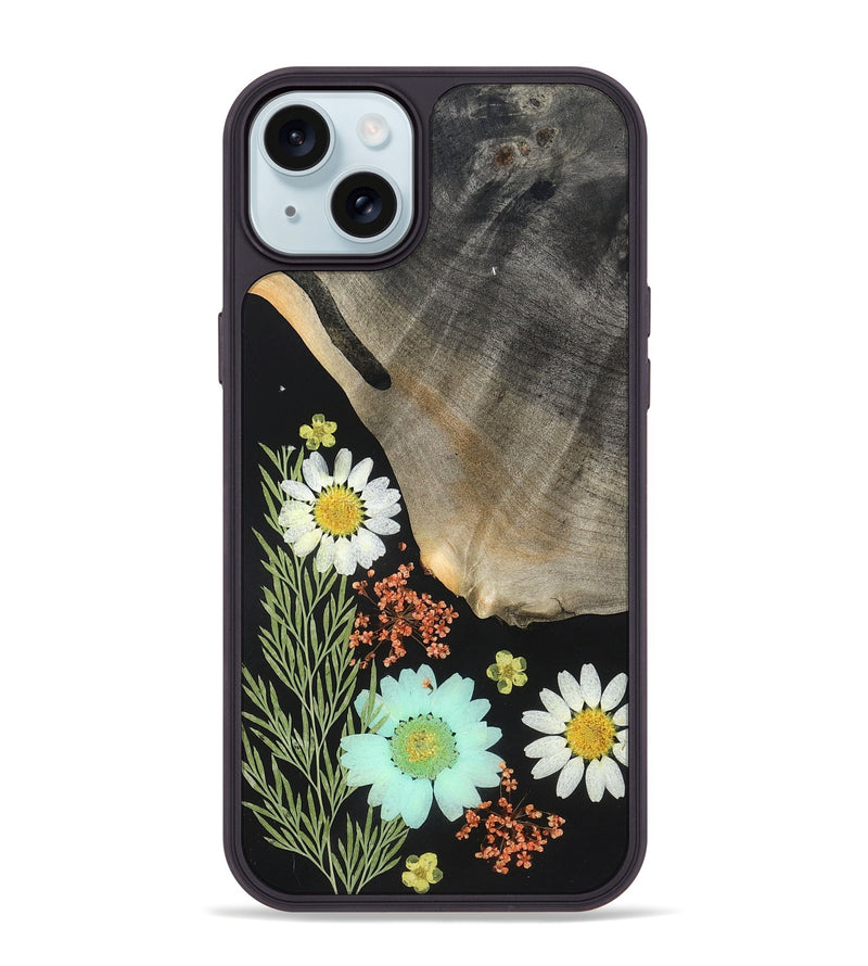 iPhone 15 Plus Wood Phone Case - Melody (Bloom, 821632)