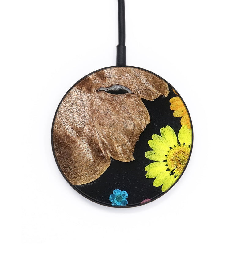 Circle Wood Wireless Charger - Ebony (Bloom, 821634)