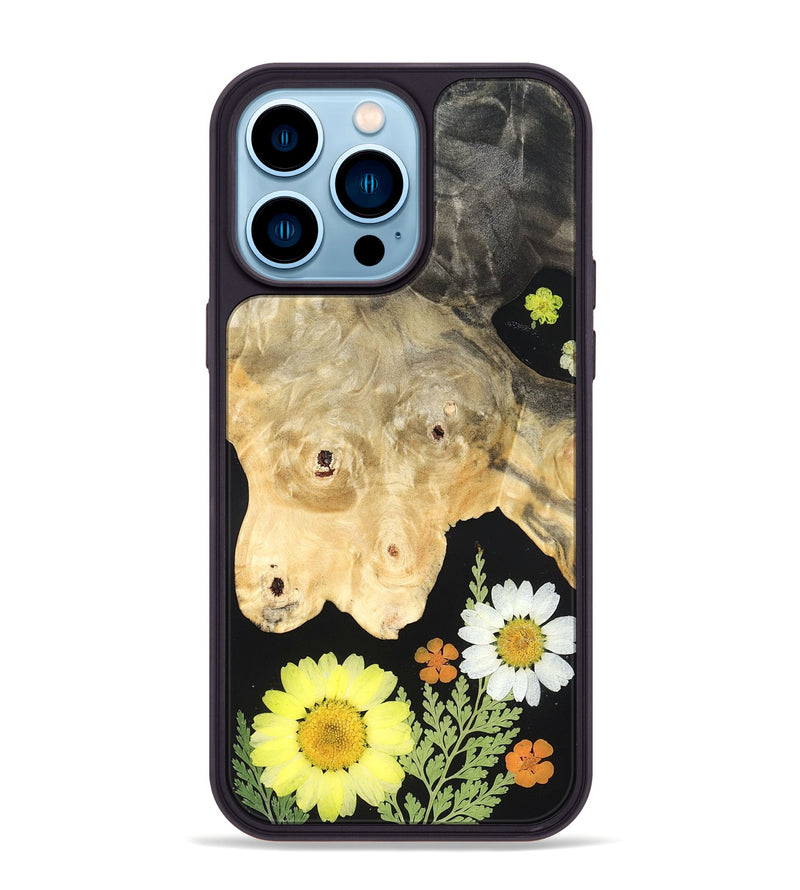iPhone 14 Pro Max Wood Phone Case - Keshia (Bloom, 821635)