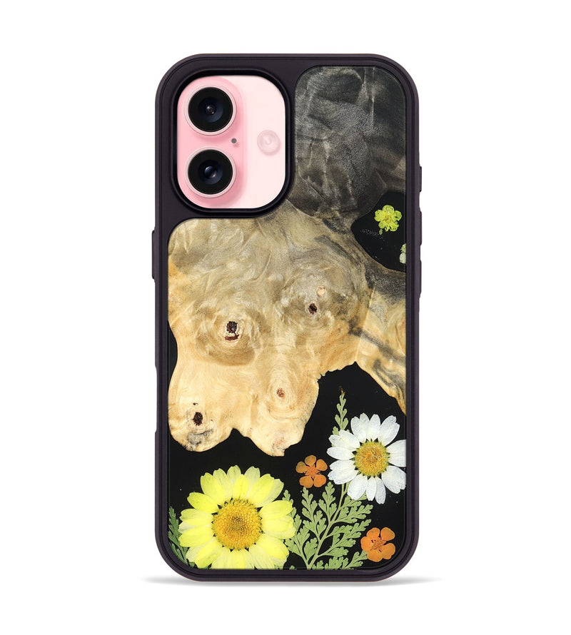 iPhone 16 Wood Phone Case - Keshia (Bloom, 821635)