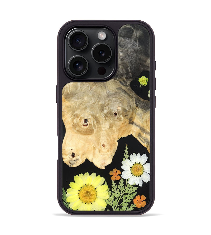 iPhone 16 Pro Wood Phone Case - Keshia (Bloom, 821635)