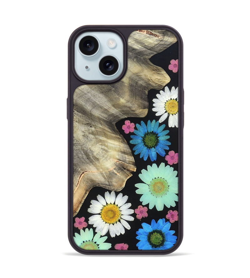 iPhone 15 Wood Phone Case - Hailey (Bloom, 821639)