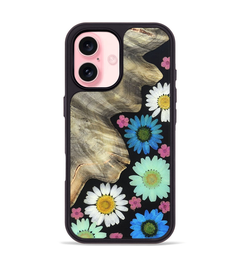 iPhone 16 Wood Phone Case - Hailey (Bloom, 821639)
