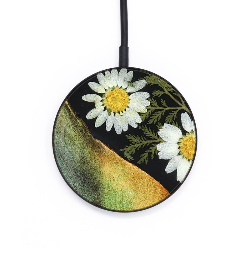 Circle Wood Wireless Charger - Kaila (Bloom, 821643)