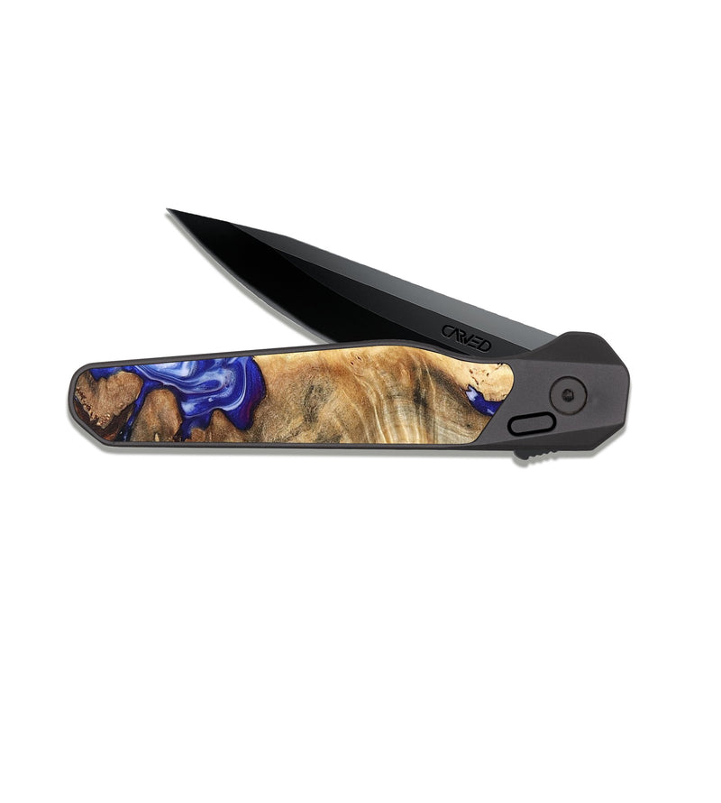 EDC Dark Slate Wood Pocket Knife - Geralyn (Merica, 821652)