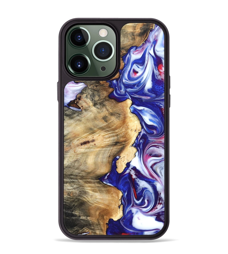 iPhone 13 Pro Max Wood Phone Case - Geralyn (Merica, 821652)