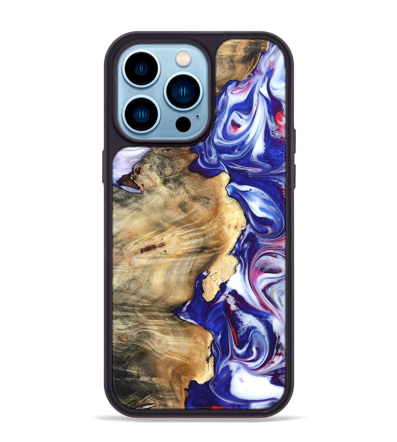 iPhone 14 Pro Max Wood Phone Case - Geralyn (Merica, 821652)