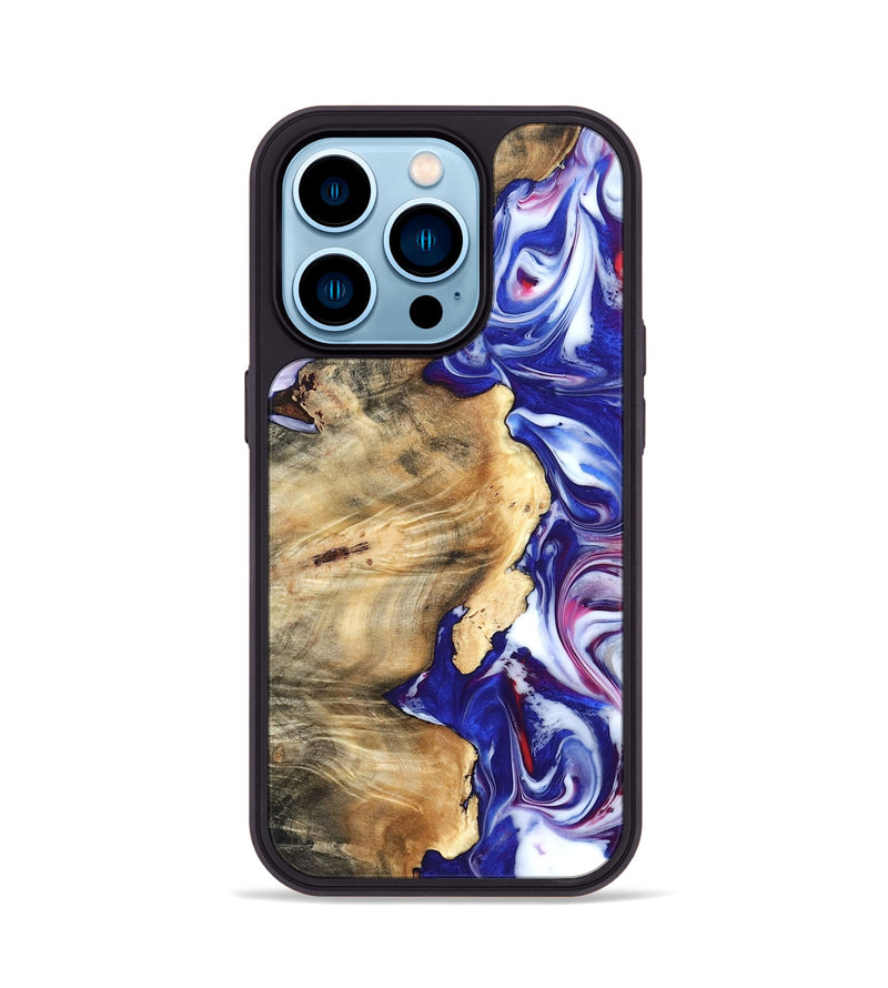 iPhone 14 Pro Wood Phone Case - Geralyn (Merica, 821652)