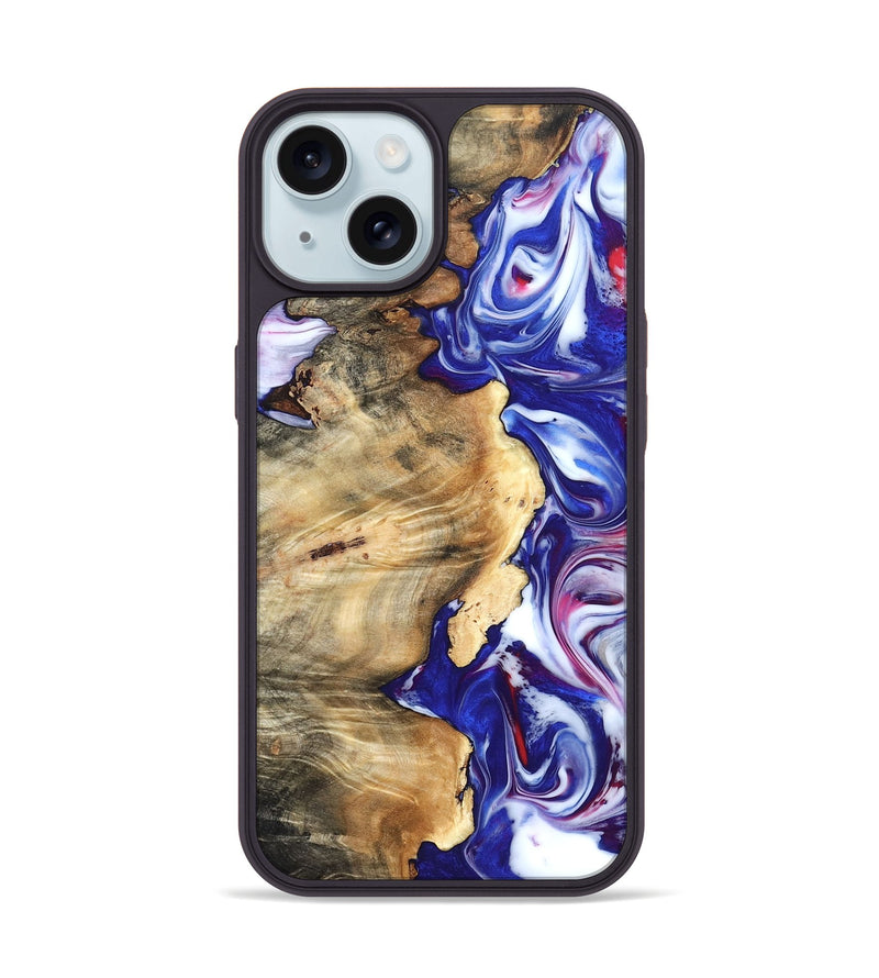 iPhone 15 Wood Phone Case - Geralyn (Merica, 821652)