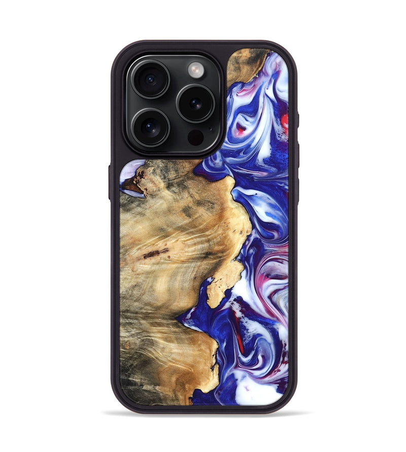 iPhone 15 Pro Wood Phone Case - Geralyn (Merica, 821652)