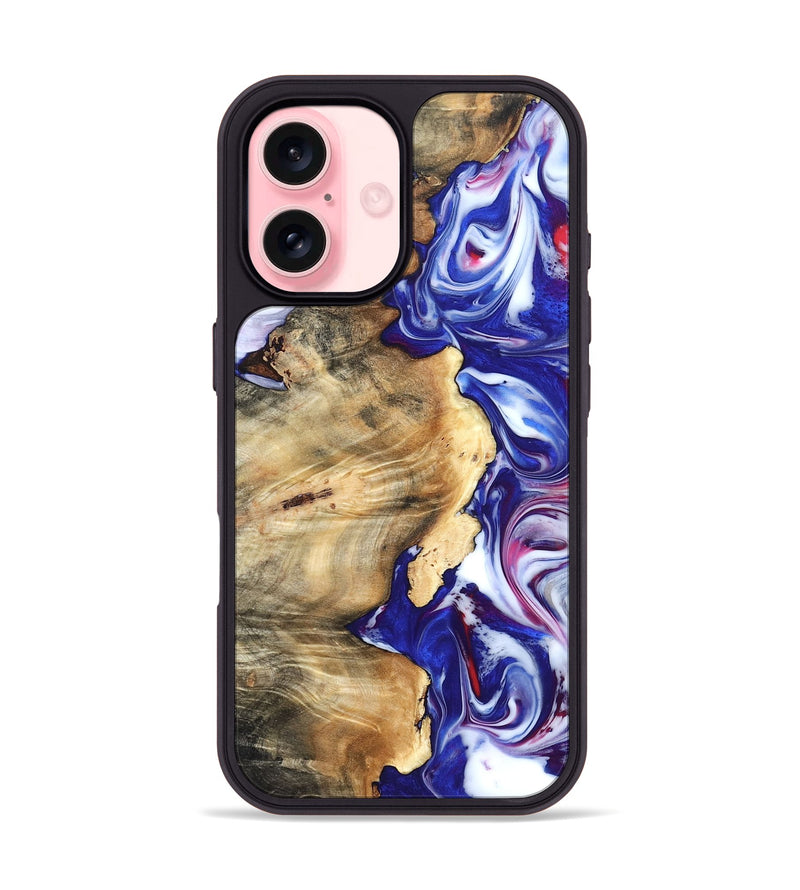iPhone 16 Wood Phone Case - Geralyn (Merica, 821652)