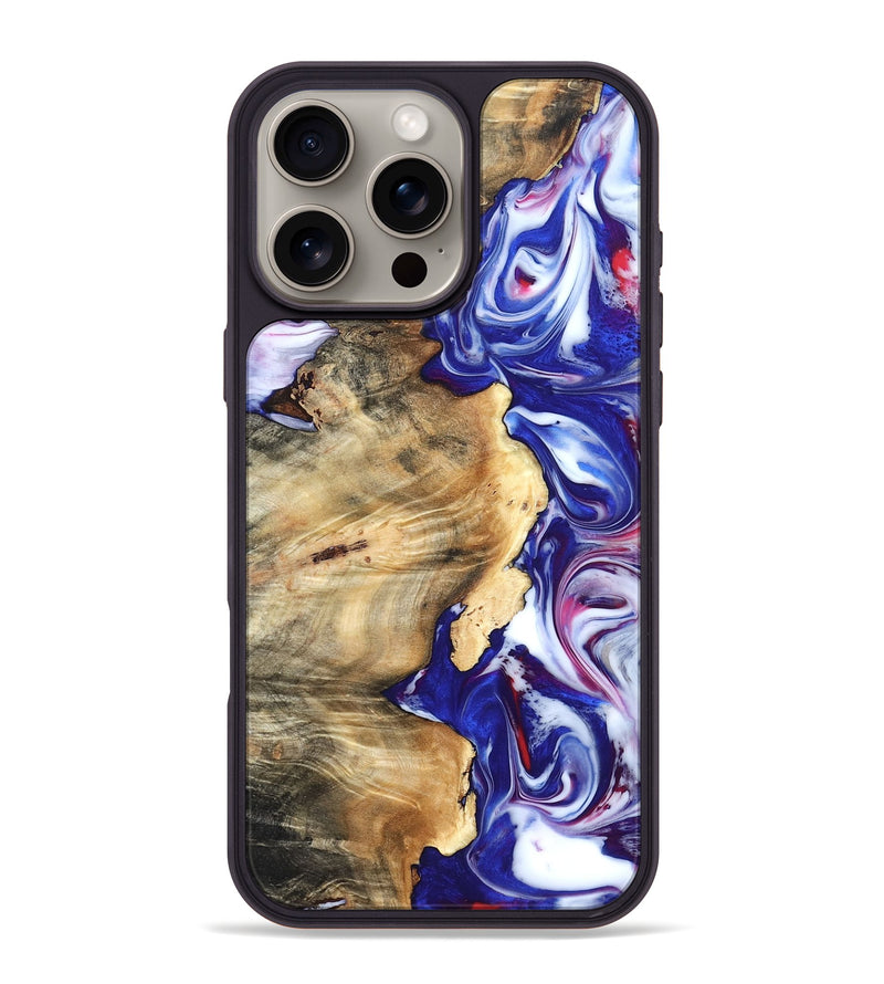 iPhone 16 Pro Max Wood Phone Case - Geralyn (Merica, 821652)