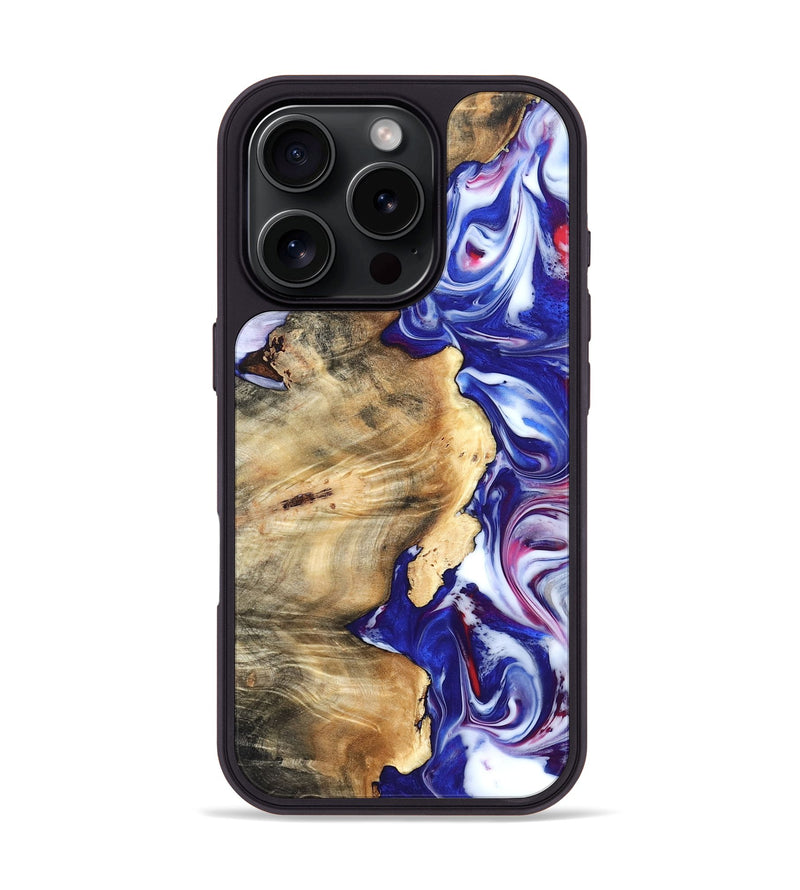 iPhone 16 Pro Wood Phone Case - Geralyn (Merica, 821652)