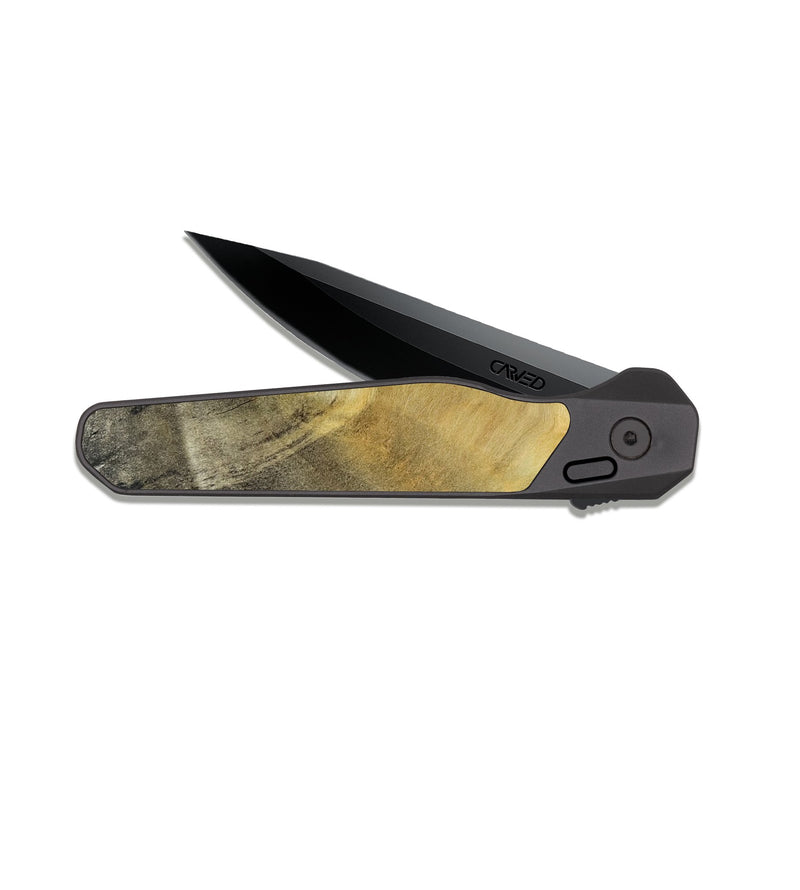 EDC Dark Slate Wood Pocket Knife - Verona (Bloom, 821654)