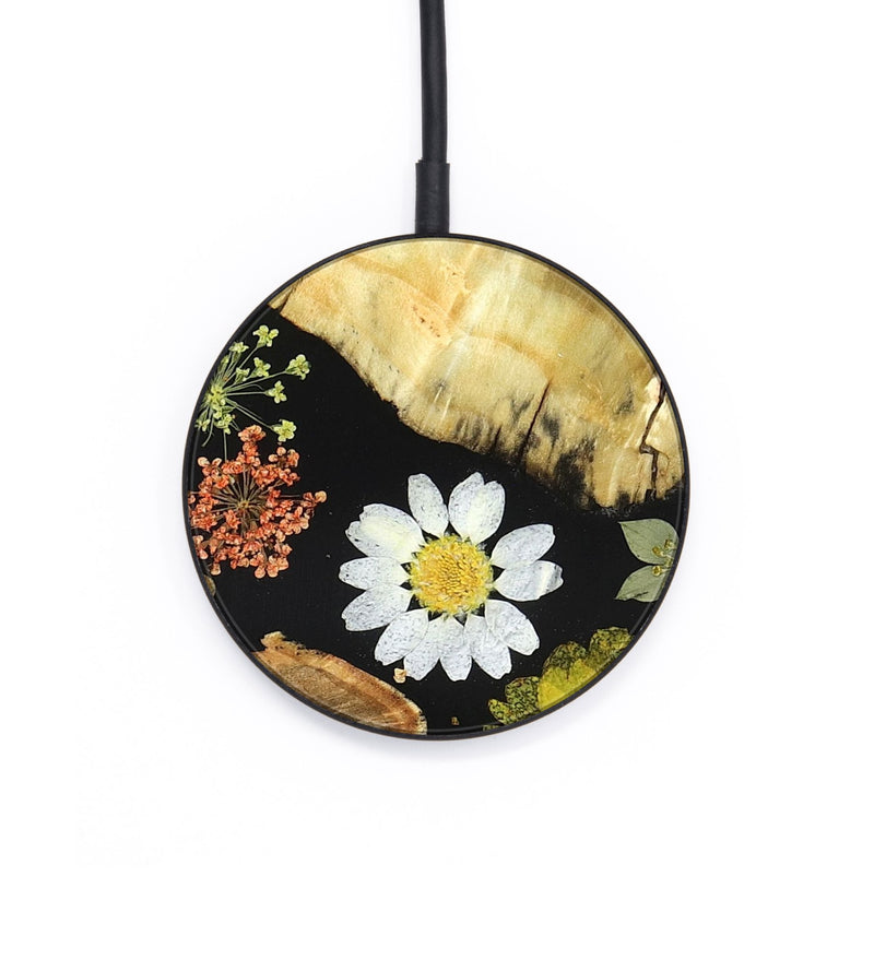 Circle Wood Wireless Charger - David (Bloom, 821655)