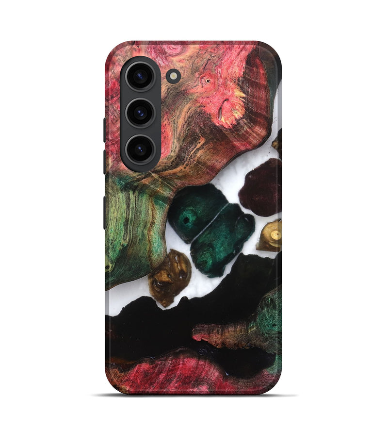 Galaxy S23 Wood Live Edge Phone Case - Claudia (Clear, 821658)