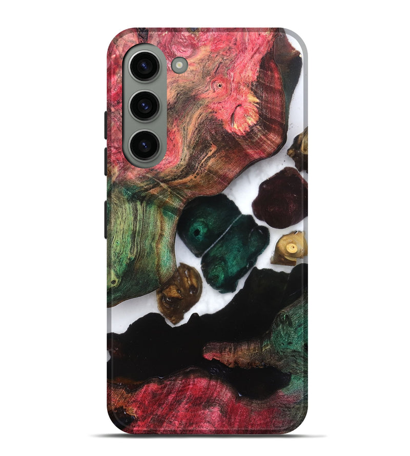 Galaxy S23 Plus Wood Live Edge Phone Case - Claudia (Clear, 821658)