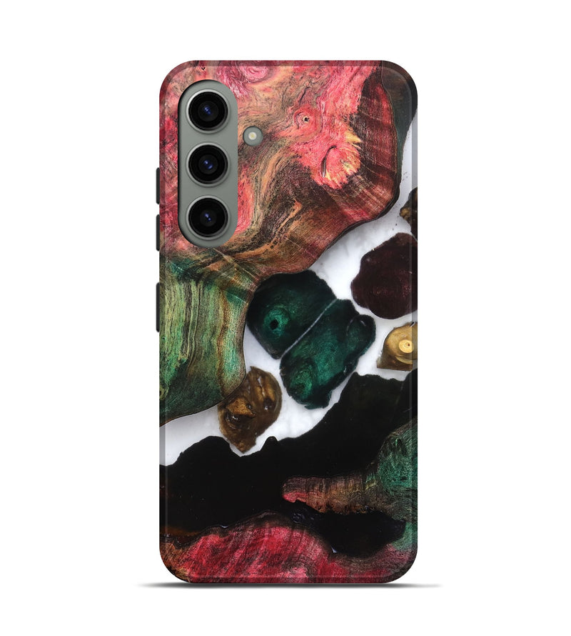 Galaxy S24 Wood Live Edge Phone Case - Claudia (Clear, 821658)