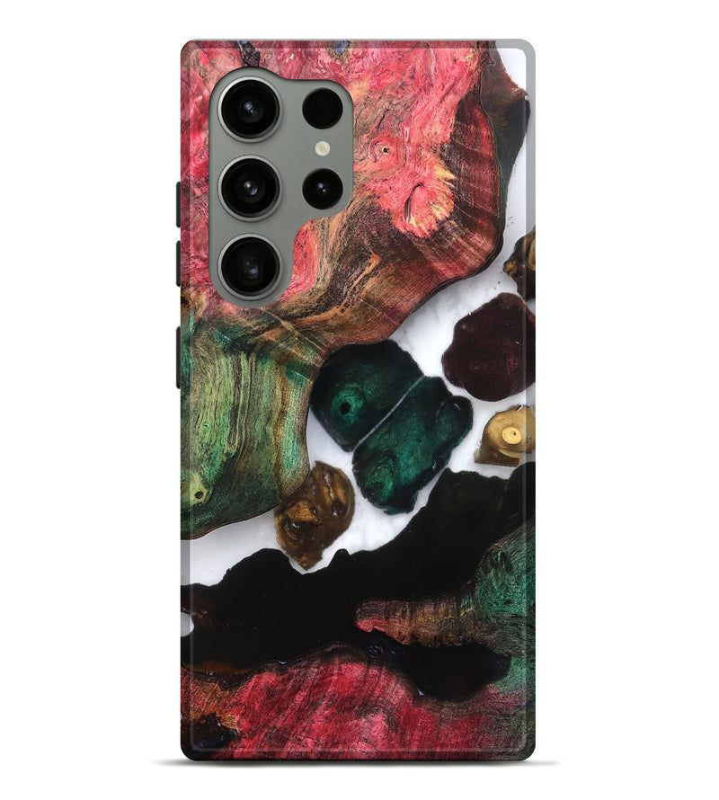 Galaxy S24 Ultra Wood Live Edge Phone Case - Claudia (Clear, 821658)