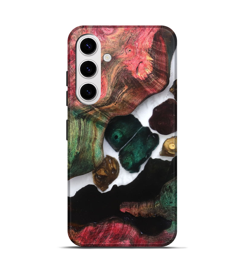 Galaxy S25 Wood Live Edge Phone Case - Claudia (Clear, 821658)