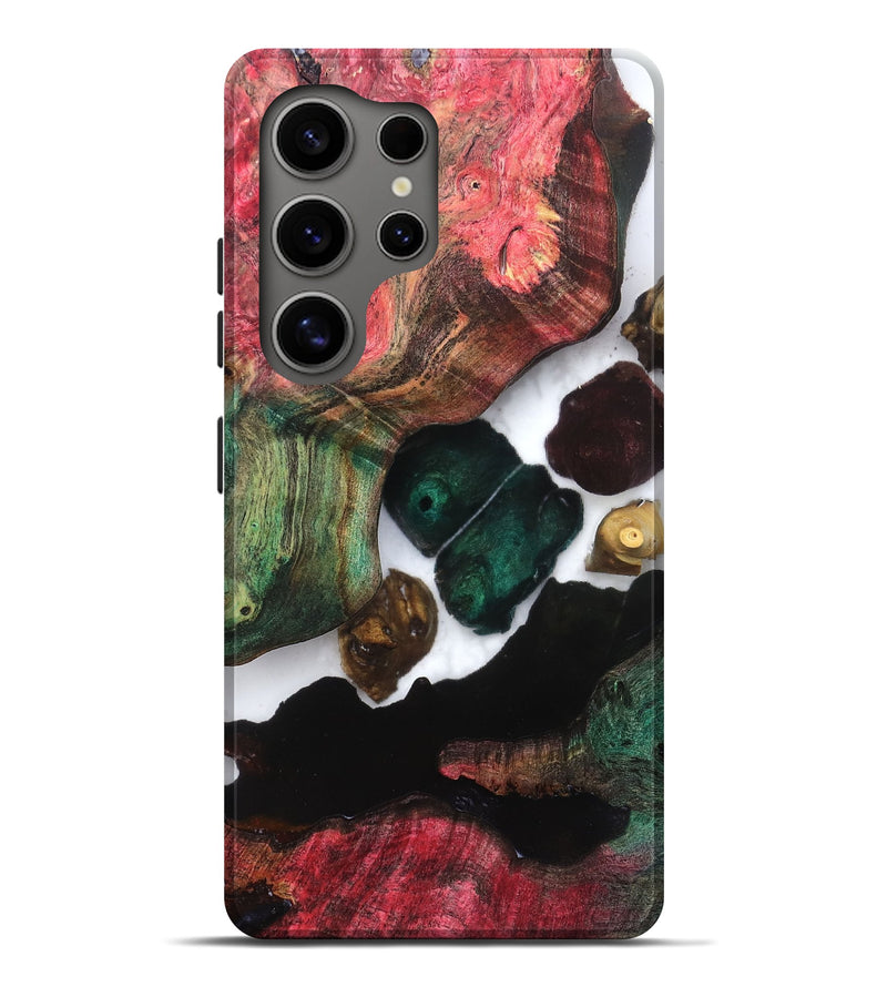 Galaxy S25 Ultra Wood Live Edge Phone Case - Claudia (Clear, 821658)