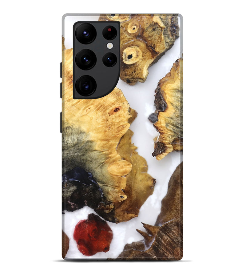 Galaxy S22 Ultra Wood Live Edge Phone Case - Cayson (Clear, 821660)
