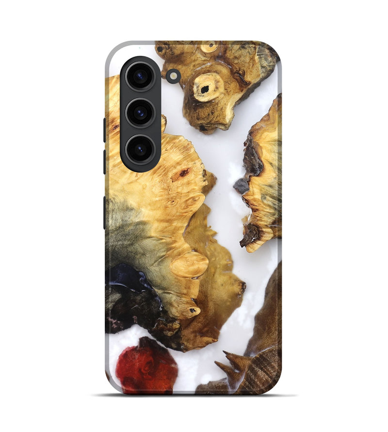 Galaxy S23 Wood Live Edge Phone Case - Cayson (Clear, 821660)