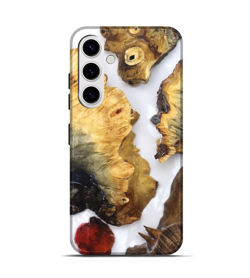 Galaxy S25 Wood Live Edge Phone Case - Cayson (Clear, 821660)