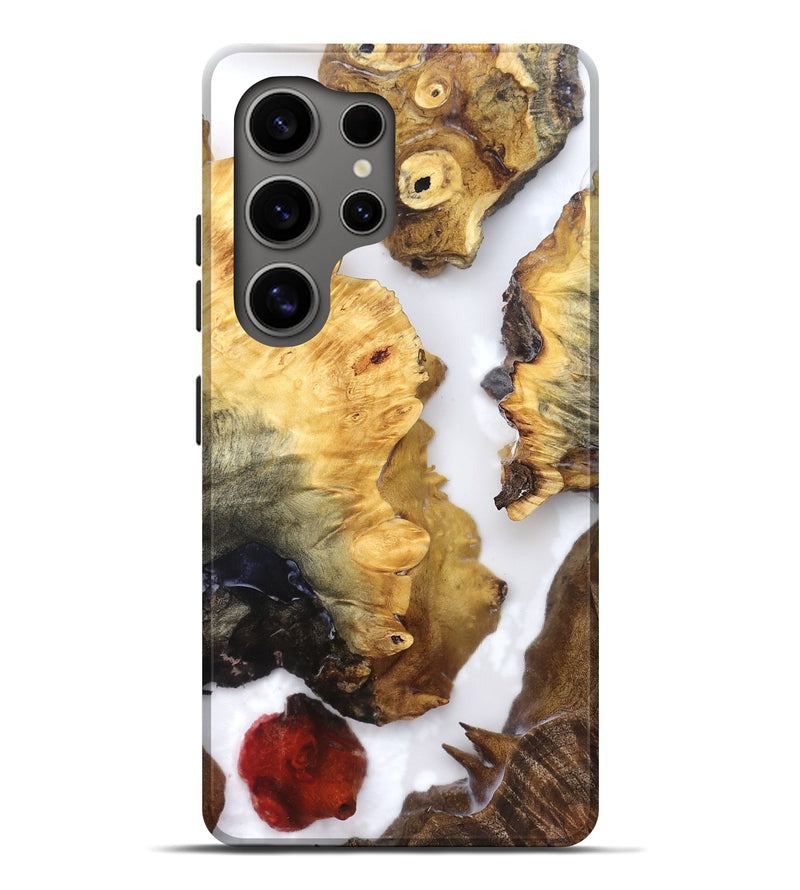 Galaxy S25 Ultra Wood Live Edge Phone Case - Cayson (Clear, 821660)