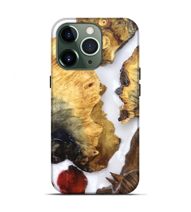 iPhone 13 Pro Wood Live Edge Phone Case - Cayson (Clear, 821660)
