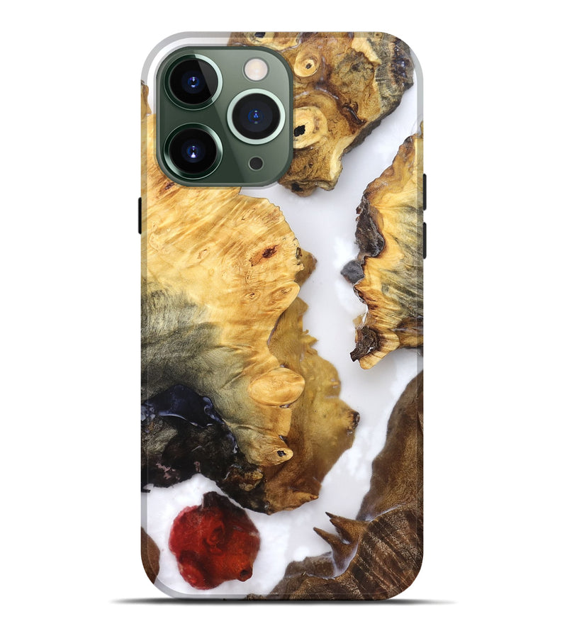 iPhone 13 Pro Max Wood Live Edge Phone Case - Cayson (Clear, 821660)