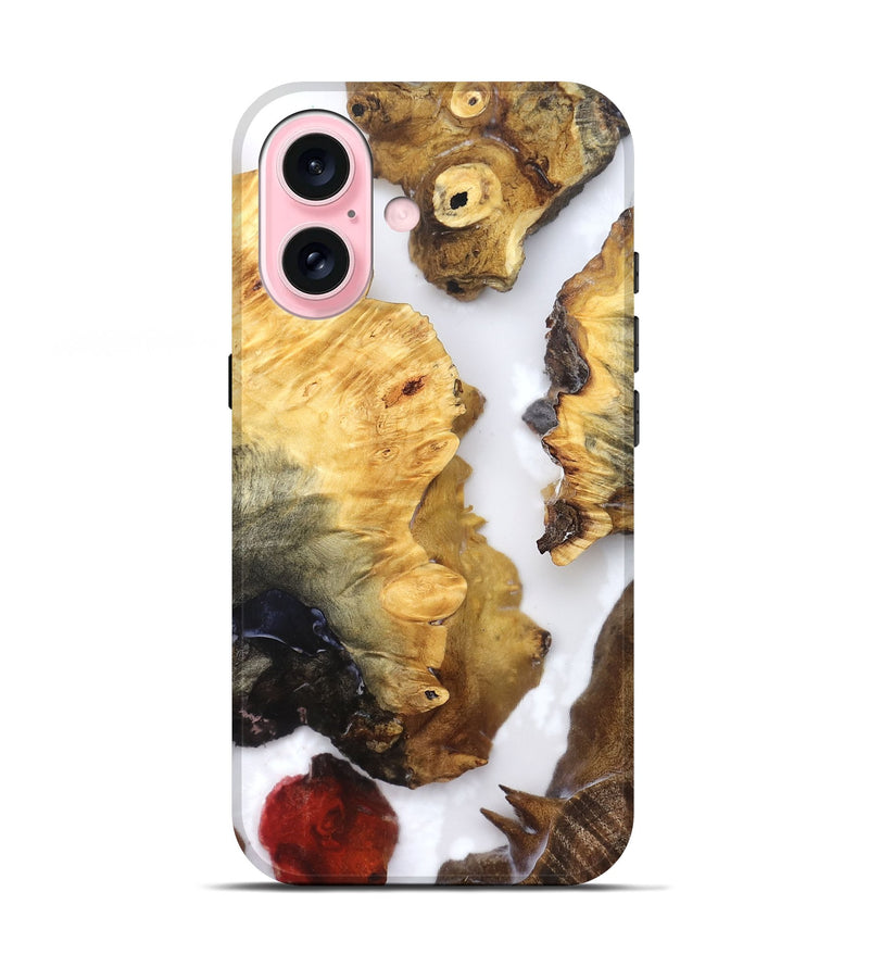 iPhone 17 Wood Live Edge Phone Case - Cayson (Clear, 821660)