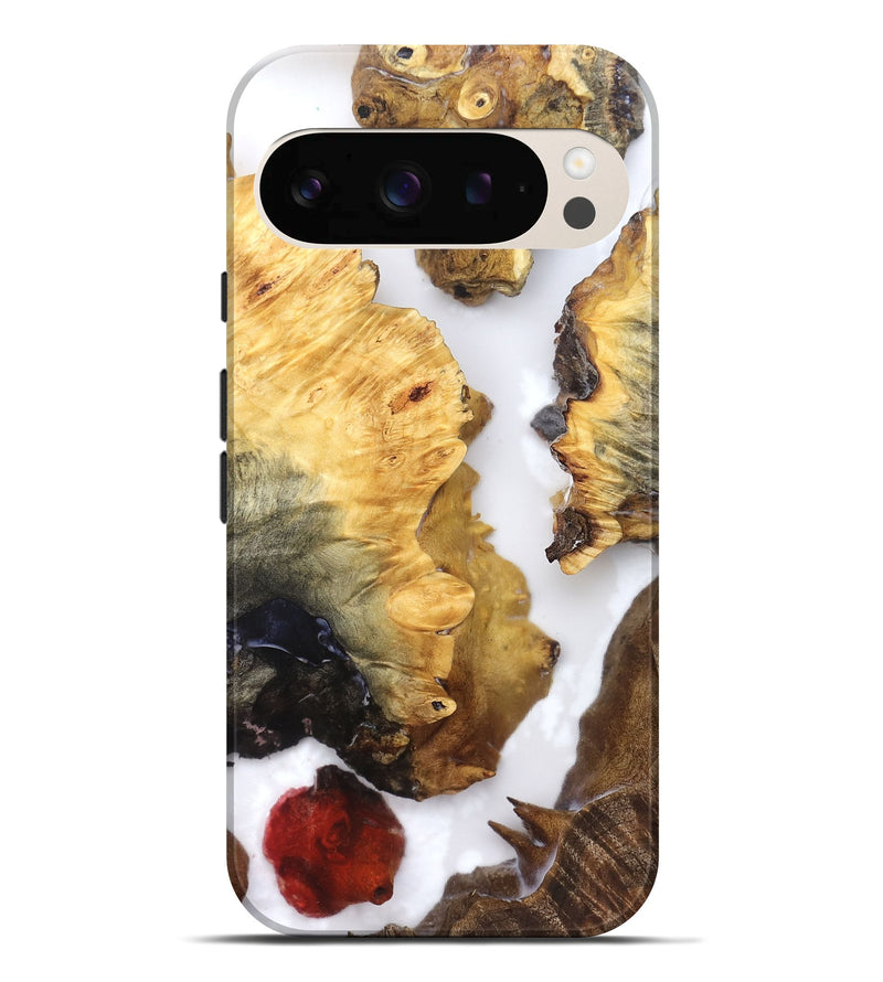 Pixel 10 Pro XL Wood Live Edge Phone Case - Cayson (Clear, 821660)
