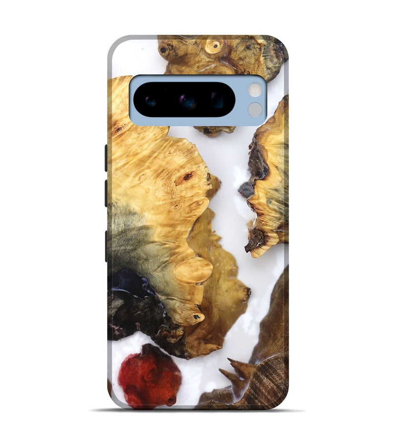Pixel 8 Pro Wood Live Edge Phone Case - Cayson (Clear, 821660)