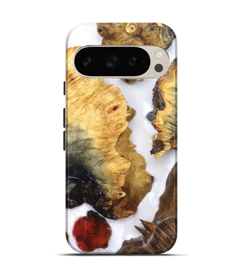 Pixel 9 Wood Live Edge Phone Case - Cayson (Clear, 821660)