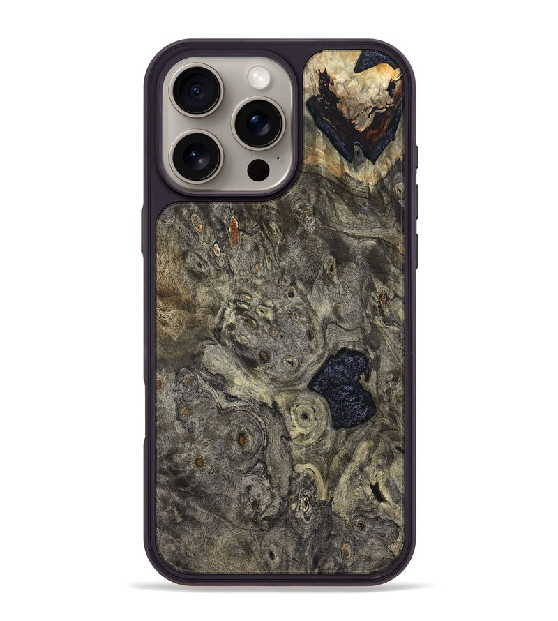 iPhone 16 Pro Max Wood Phone Case - Beryl (Wood Burl, 821665)