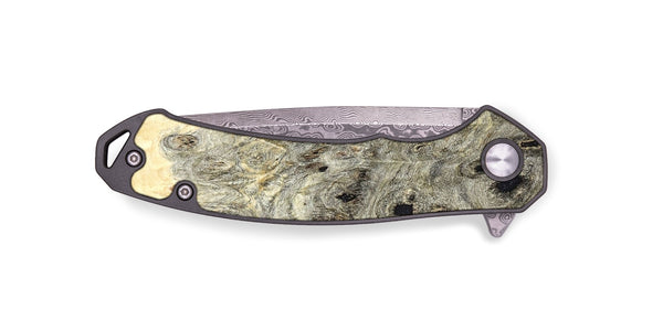 EDC Wood Pocket Knife - Eulalia (Wood Burl, 821671)