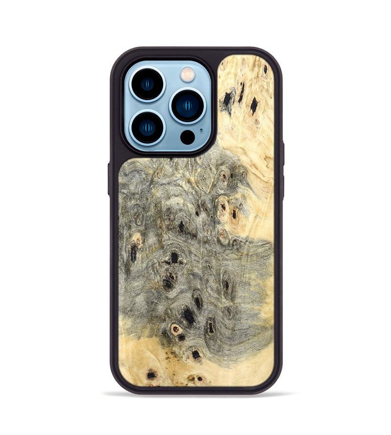 iPhone 14 Pro Wood Phone Case - Eulalia (Wood Burl, 821671)
