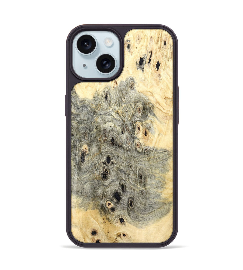 iPhone 15 Wood Phone Case - Eulalia (Wood Burl, 821671)