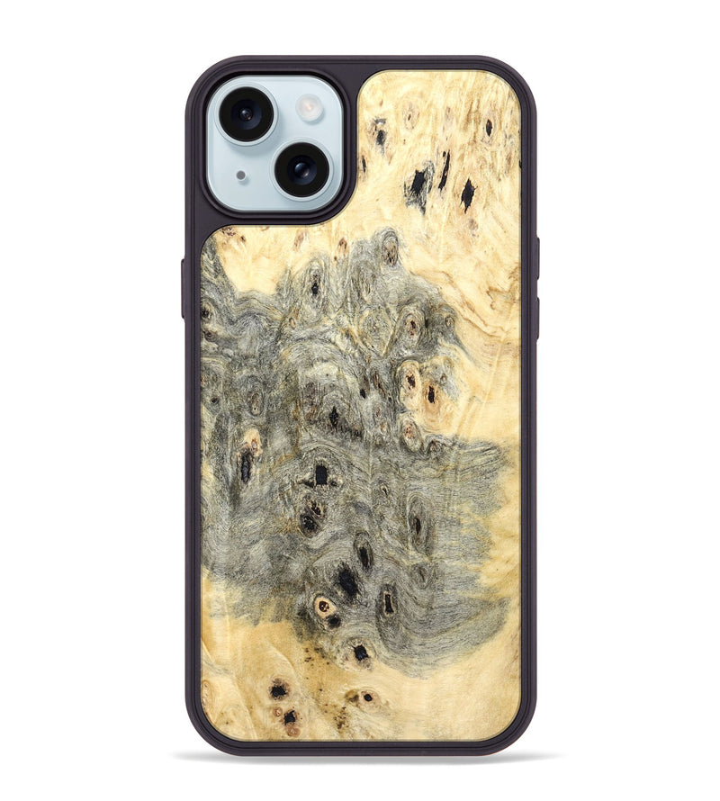 iPhone 15 Plus Wood Phone Case - Eulalia (Wood Burl, 821671)
