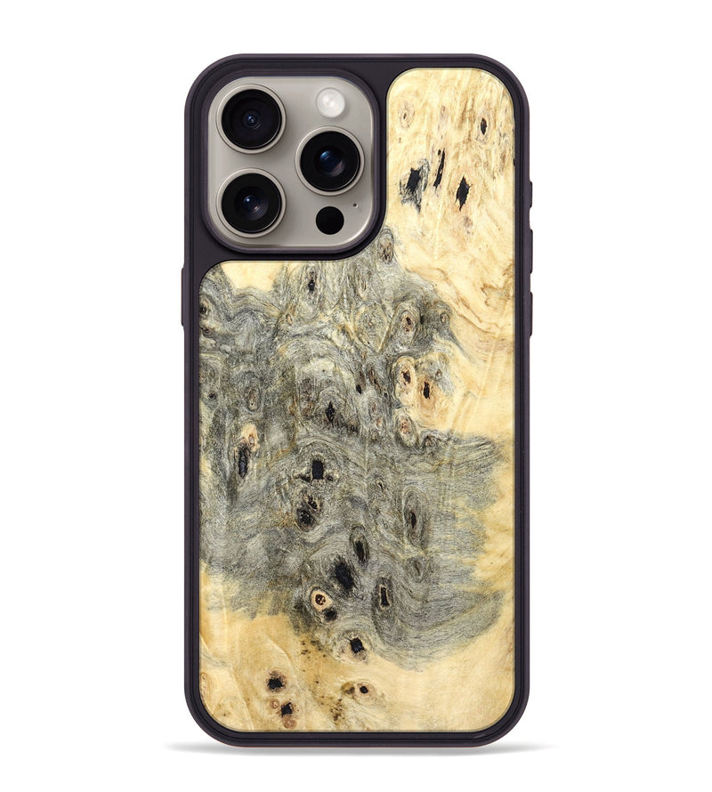 iPhone 15 Pro Max Wood Phone Case - Eulalia (Wood Burl, 821671)
