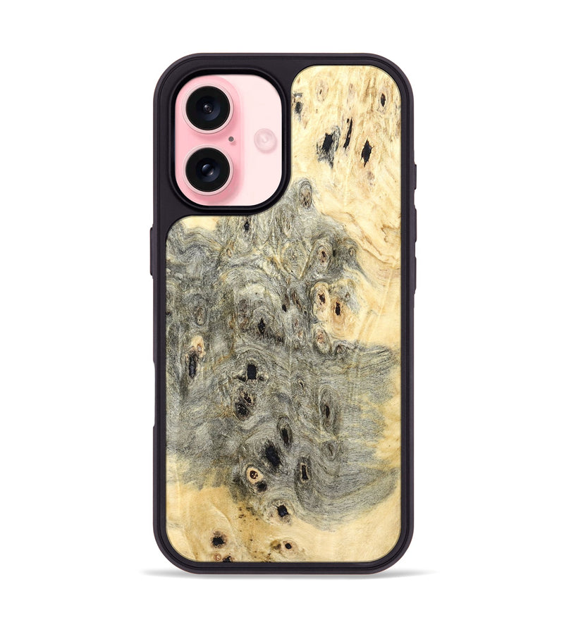iPhone 16 Wood Phone Case - Eulalia (Wood Burl, 821671)