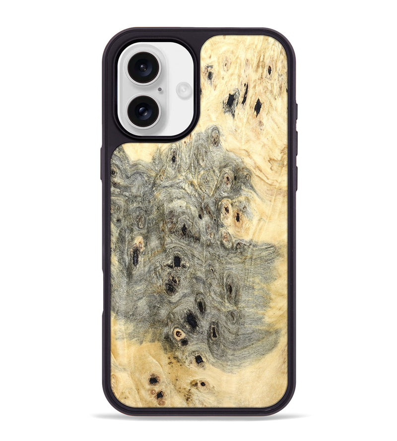 iPhone 16 Plus Wood Phone Case - Eulalia (Wood Burl, 821671)