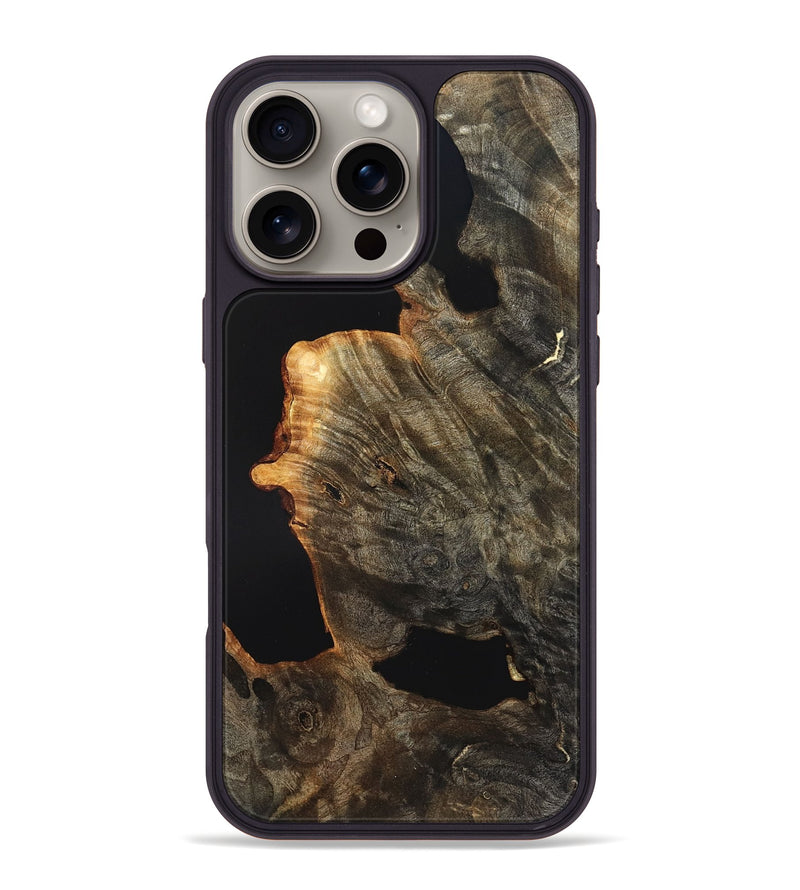 iPhone 16 Pro Max Wood Phone Case - Mallie (Wood Burl, 821672)