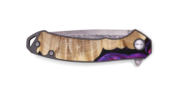 EDC Wood Pocket Knife - Eiden (Purple, 821675)