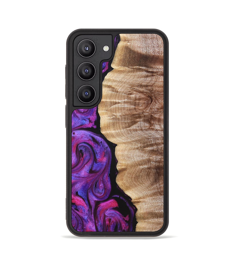 Galaxy S23 Wood Phone Case - Eiden (Purple, 821675)