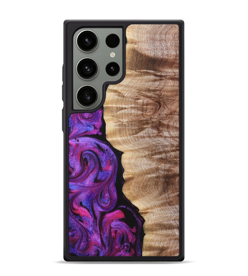 Galaxy S24 Ultra Wood Phone Case - Eiden (Purple, 821675)