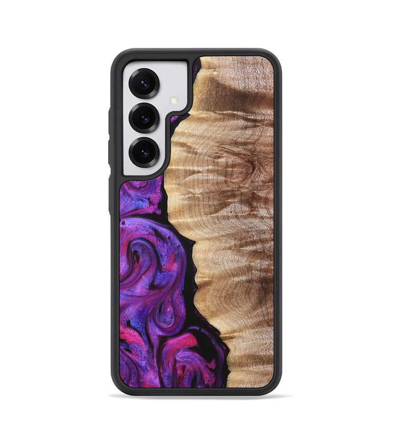 Galaxy S25 Wood Phone Case - Eiden (Purple, 821675)