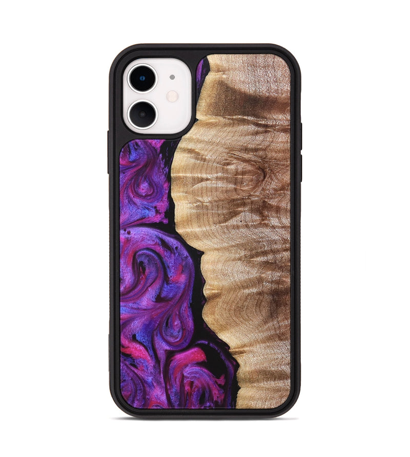 iPhone 11 Wood Phone Case - Eiden (Purple, 821675)
