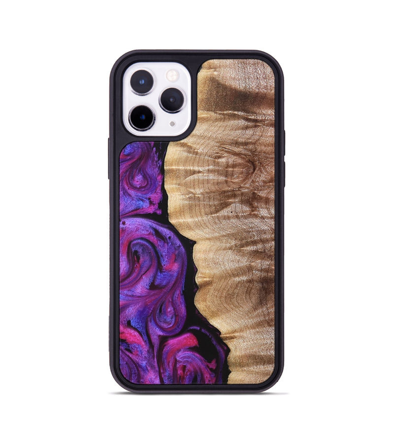 iPhone 11 Pro Wood Phone Case - Eiden (Purple, 821675)